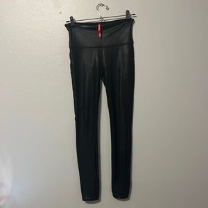 SPANX Leather Leggings (Size Medium)